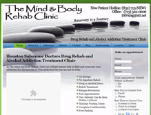 Tablet Screenshot of houstonrehabclinic.com